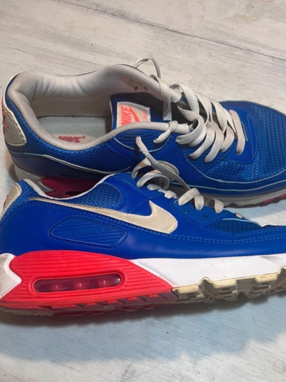 Nike Air Max 90 USA 2021 Hyper Royal Blue Red Men’s Size [SIZE] DM8316-400